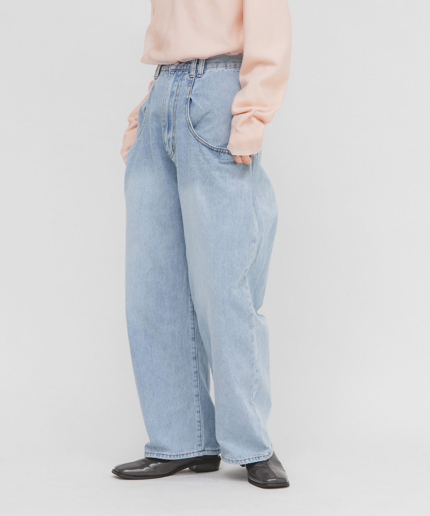  「『3サイズ展開』BIGポケットデザインデニム」|デニム|