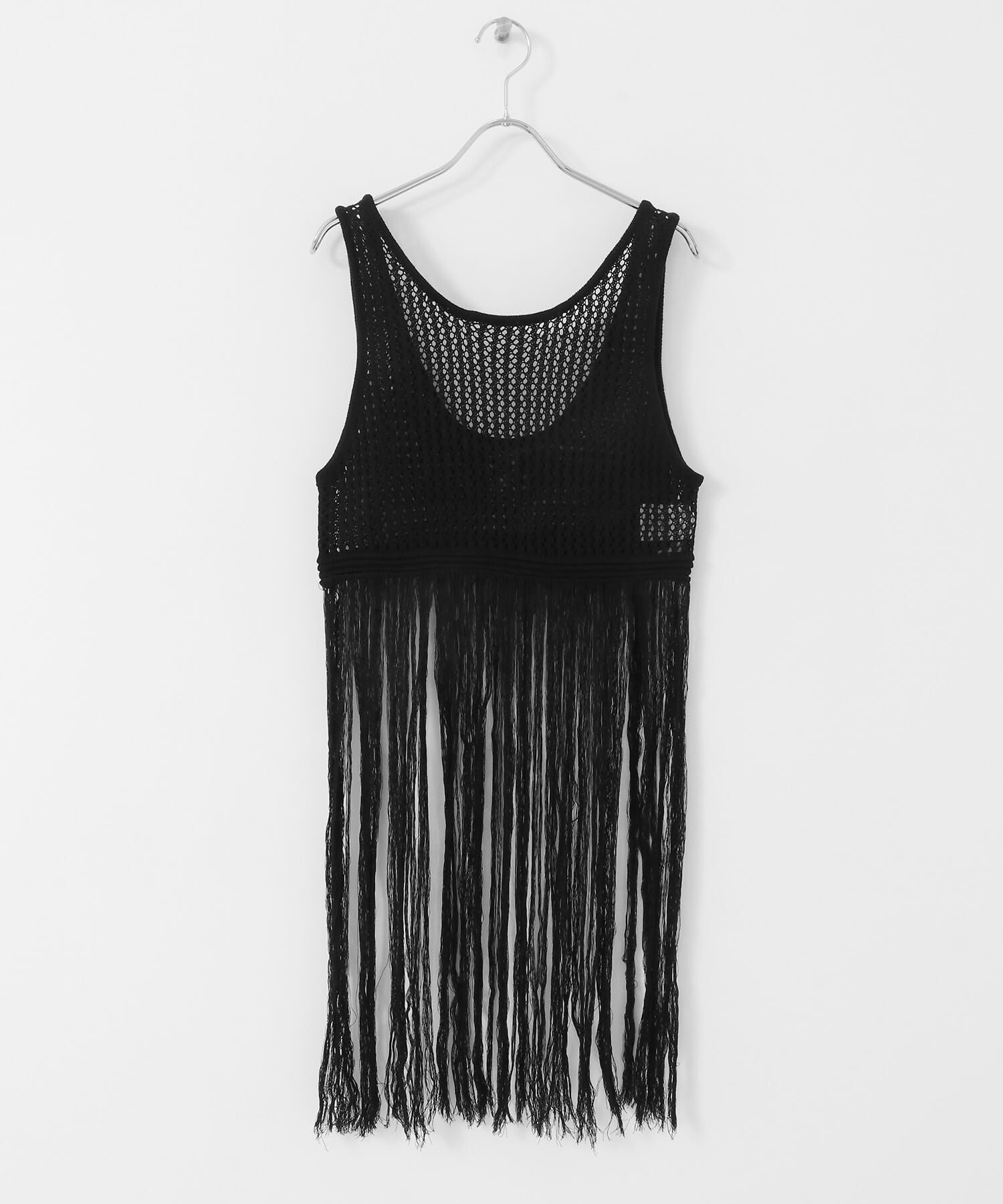  「フリンジニットタンクトップ」|ニット・セーター|