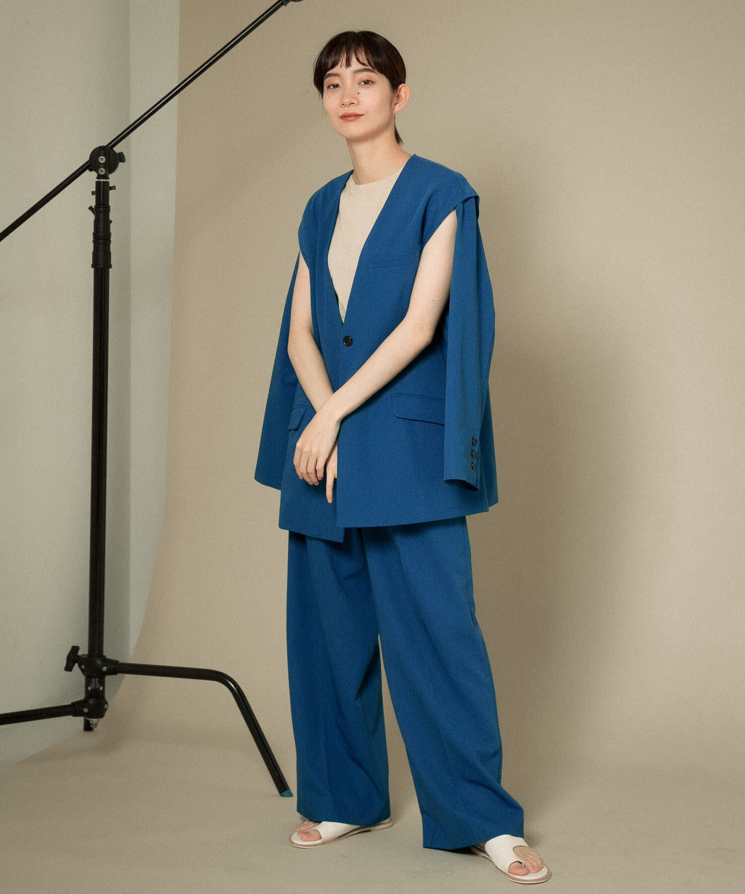  「2WAYノーカラージャケット」|ノーカラージャケット|