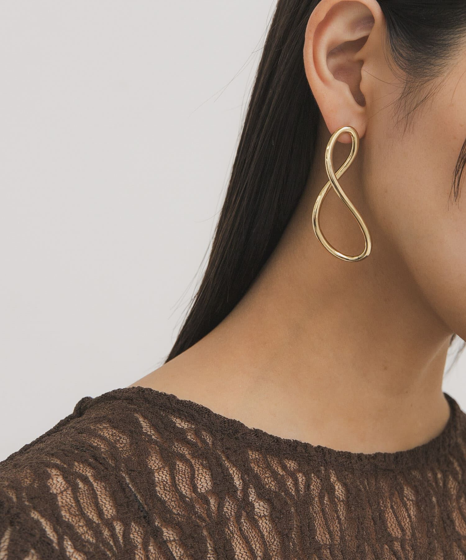  「デフォルメピアス」|ピアス|ゴールド