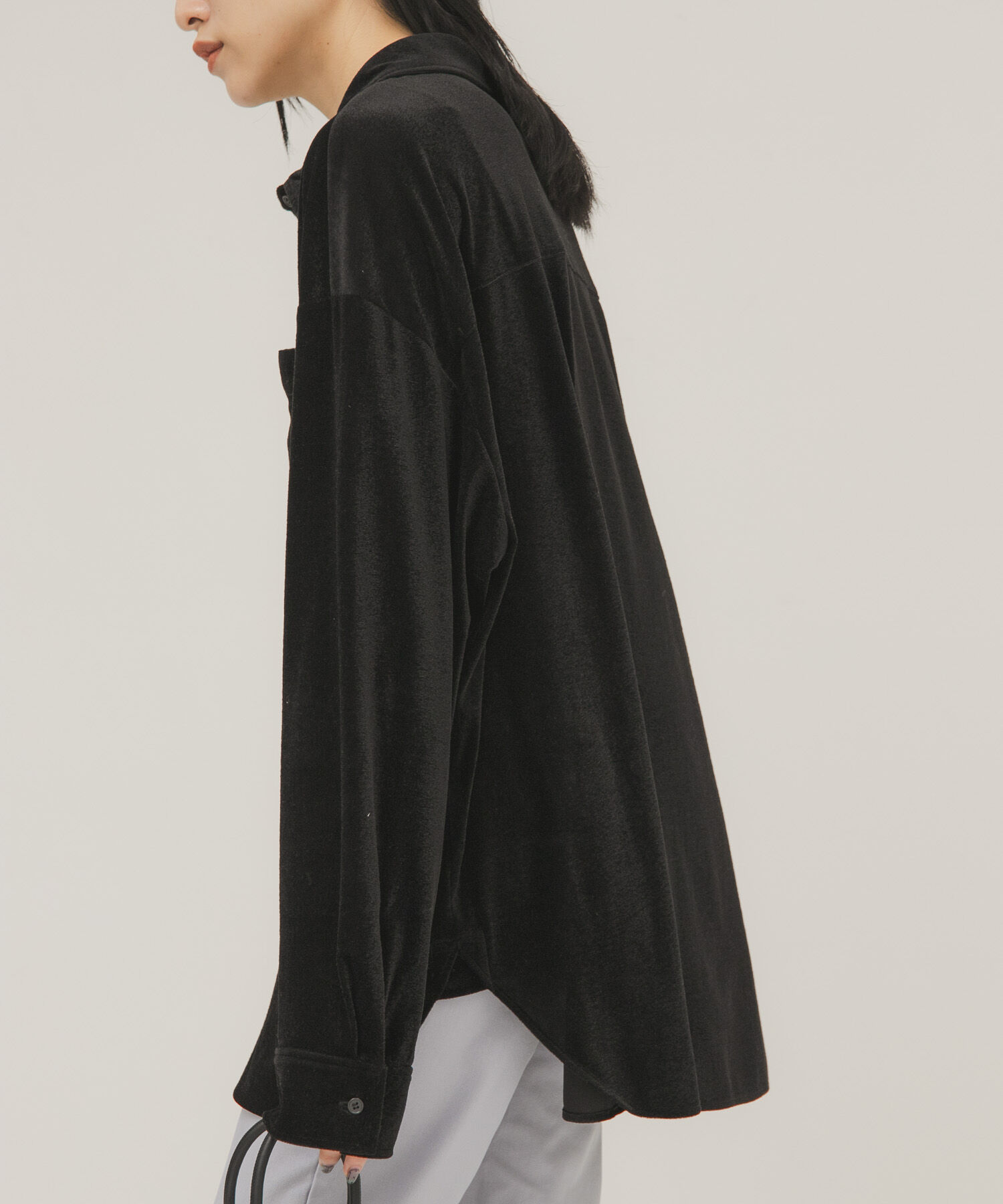  「シアーベロアルーズシャツ」|シャツ・ブラウス|