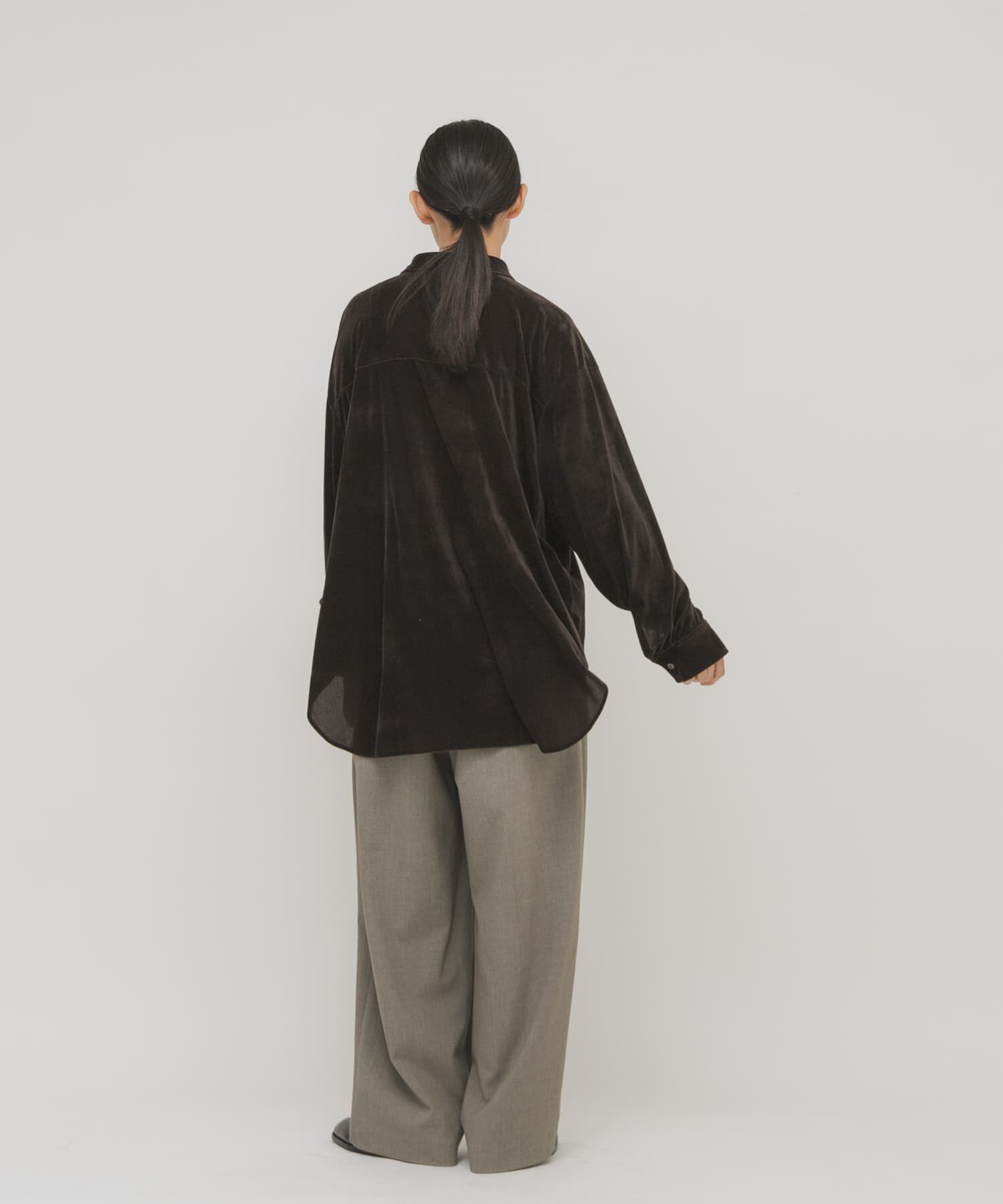  「シアーベロアルーズシャツ」|シャツ・ブラウス|