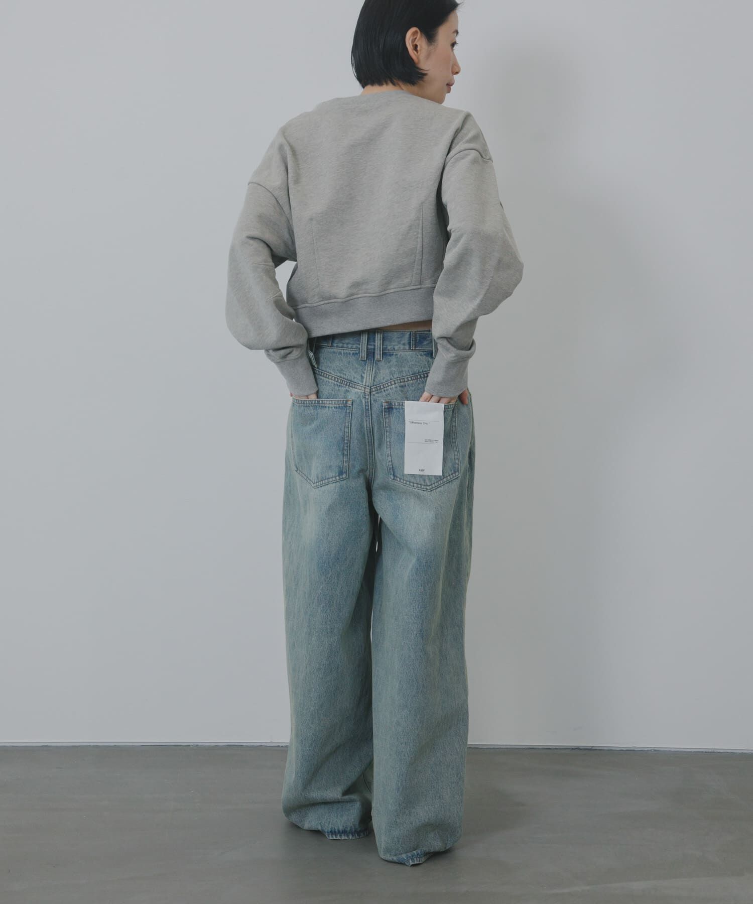  「『3サイズ展開』タックボタンアップデニム」|デニム|