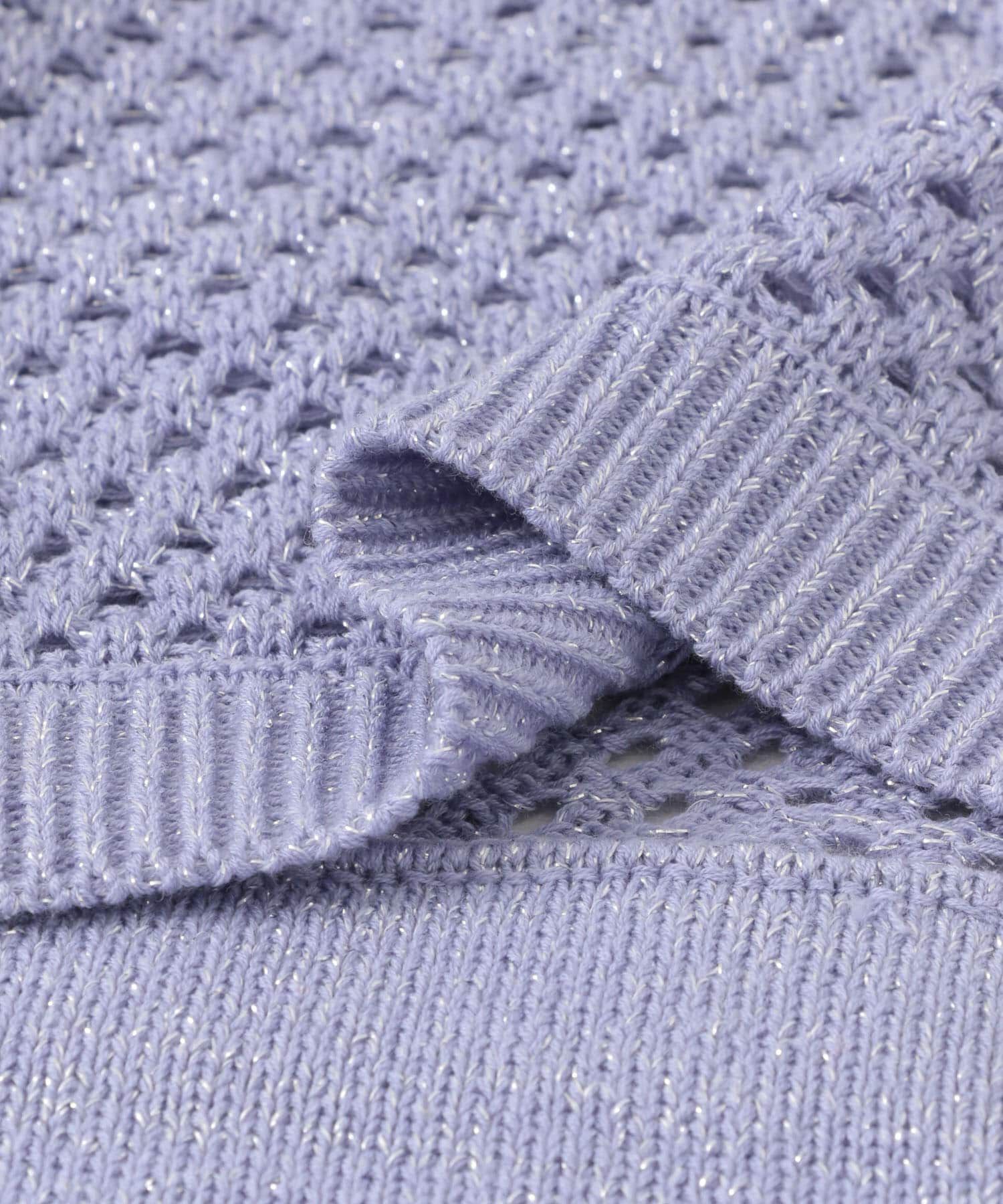 SENSE OF PLACE by URBAN RESEARCH「ラメバックオープンメッシュボレロ」|カーディガン|