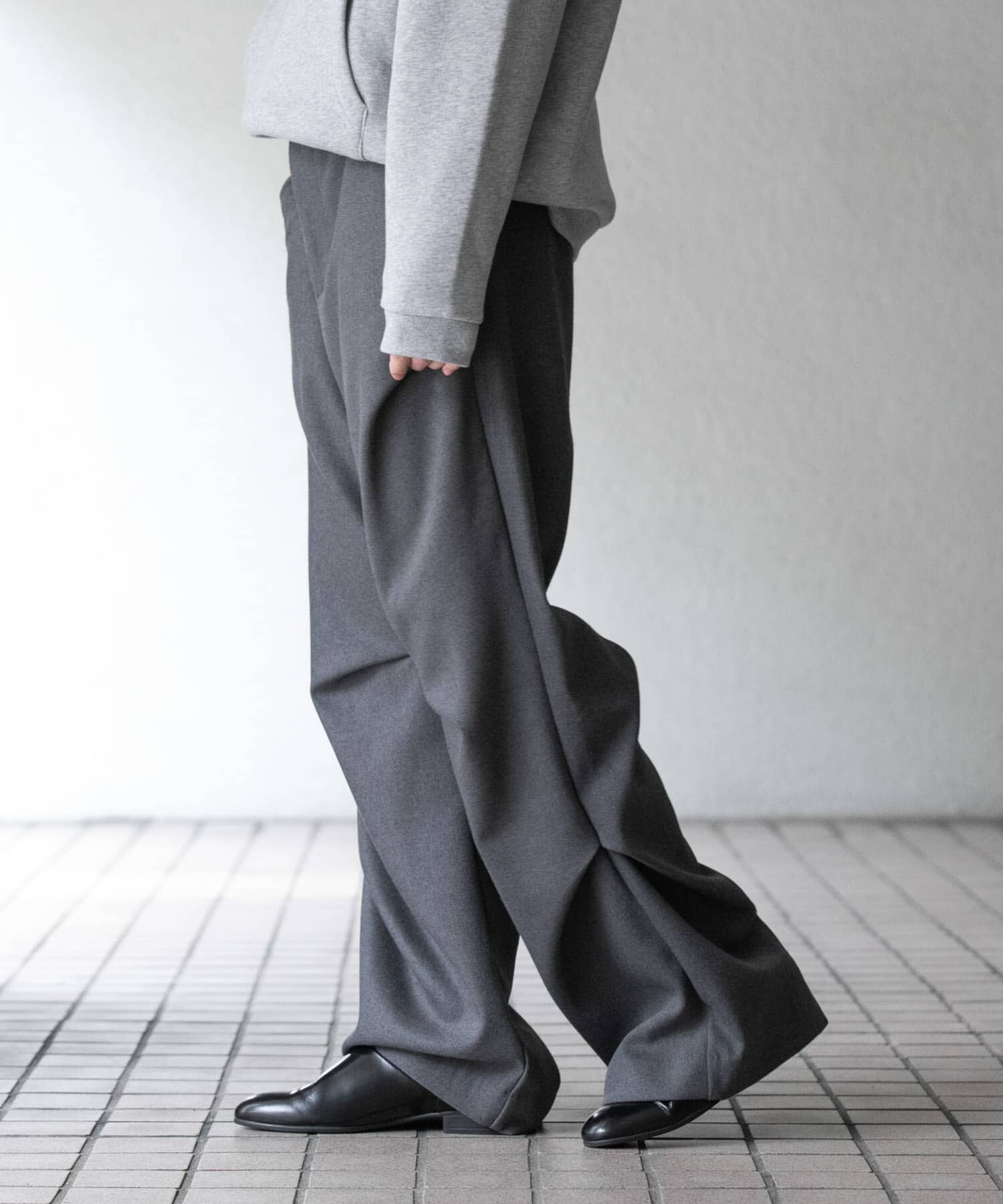 SENSE OF PLACE by URBAN RESEARCH「ウールライクランダムタックパンツ」|その他|