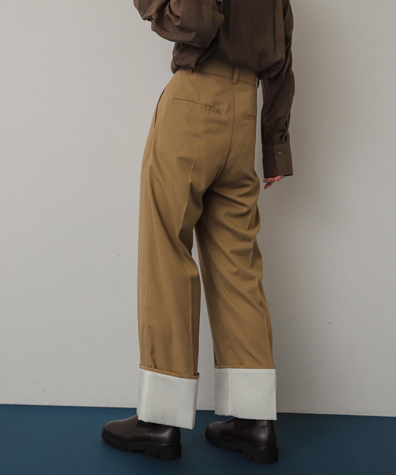 SENSE OF PLACE by URBAN RESEARCH「ワイドターンバックパンツ」|その他|