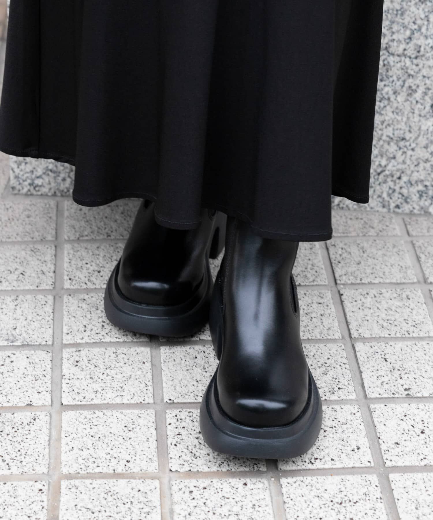 SENSE OF PLACE by URBAN RESEARCH「『消臭』サイドゴアボリュームソールブーツ」|ショートブーツ|