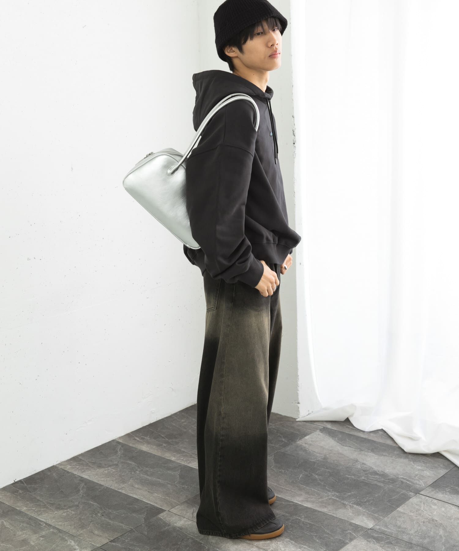 SENSE OF PLACE by URBAN RESEARCH「Gem Stone Cropped Hoodie」|パーカー|