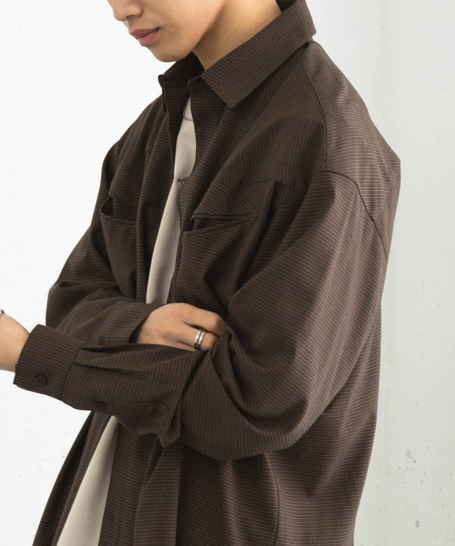 SENSE OF PLACE by URBAN RESEARCH「チェックウエスタンシャツ」|シャツ・ブラウス|ダークブラウン