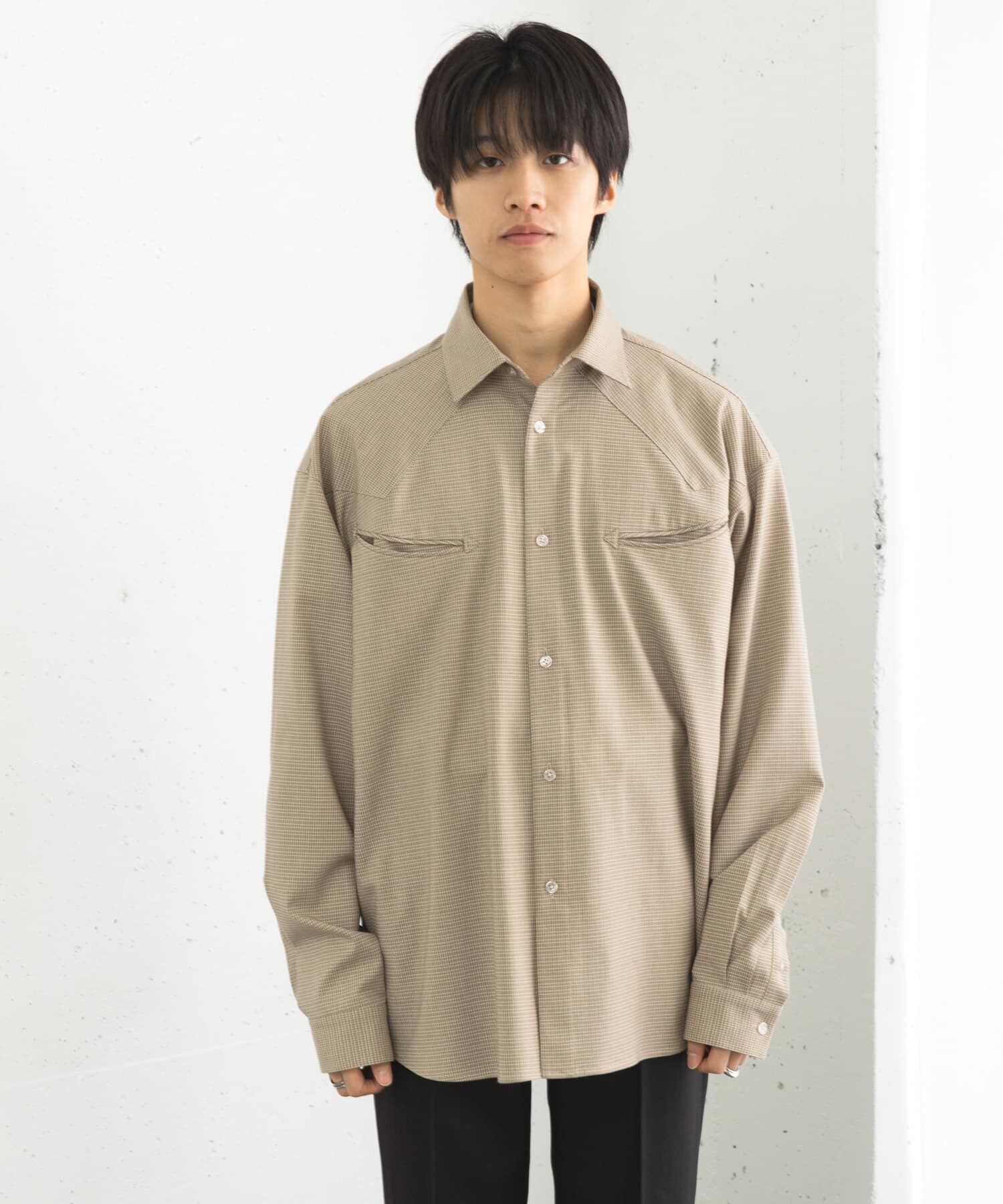 SENSE OF PLACE by URBAN RESEARCH「チェックウエスタンシャツ」|シャツ・ブラウス|