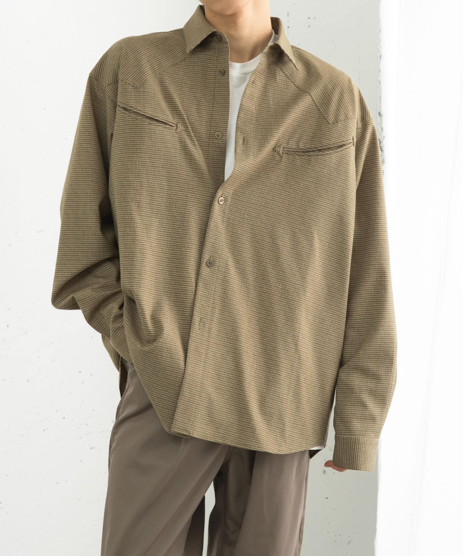 SENSE OF PLACE by URBAN RESEARCH「チェックウエスタンシャツ」|シャツ・ブラウス|