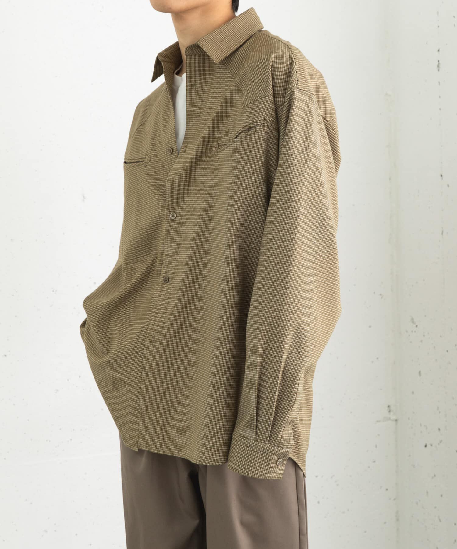 SENSE OF PLACE by URBAN RESEARCH「チェックウエスタンシャツ」|シャツ・ブラウス|