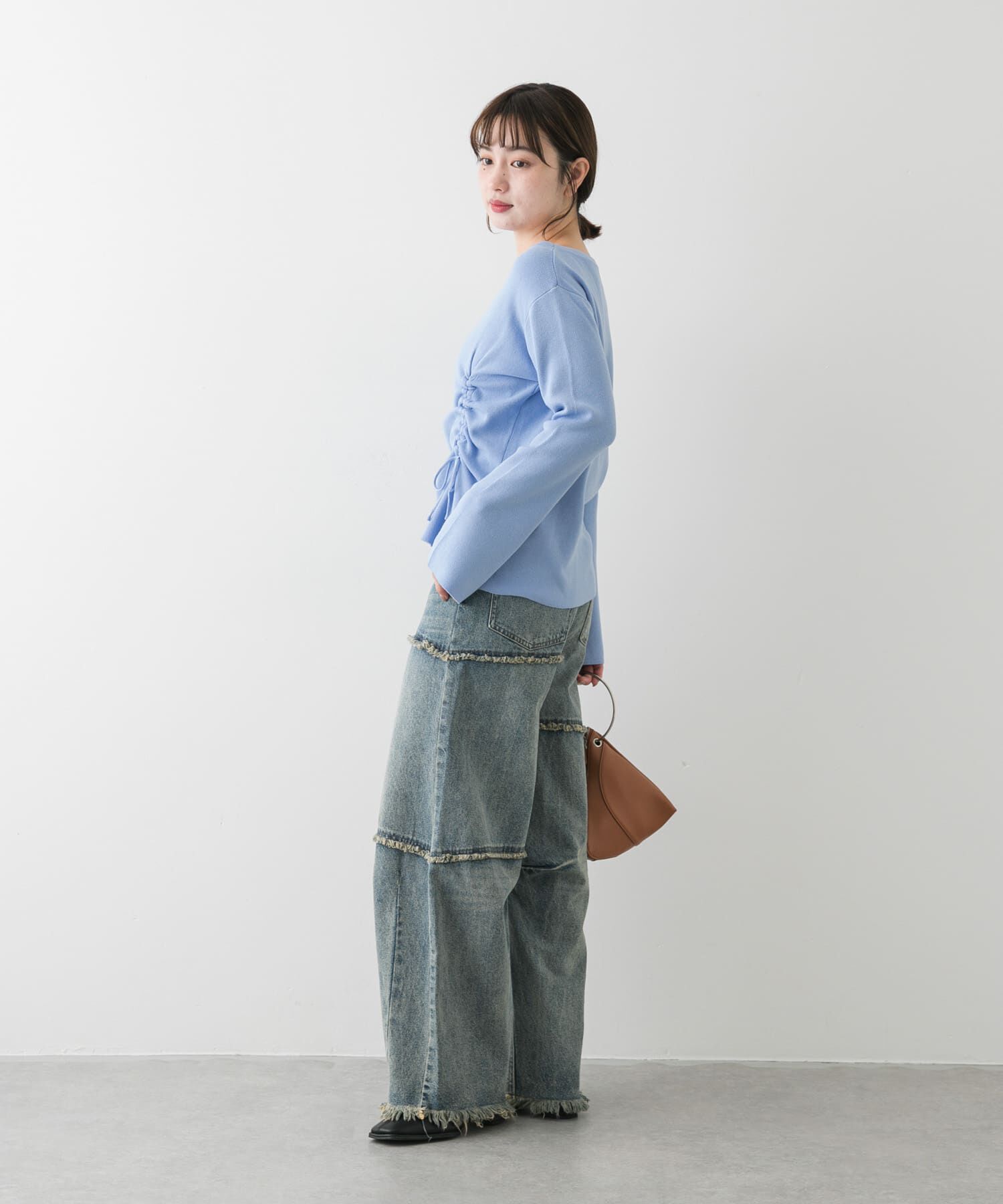 SENSE OF PLACE by URBAN RESEARCH「ボートネックシャーリングセーター」|ニット・セーター|