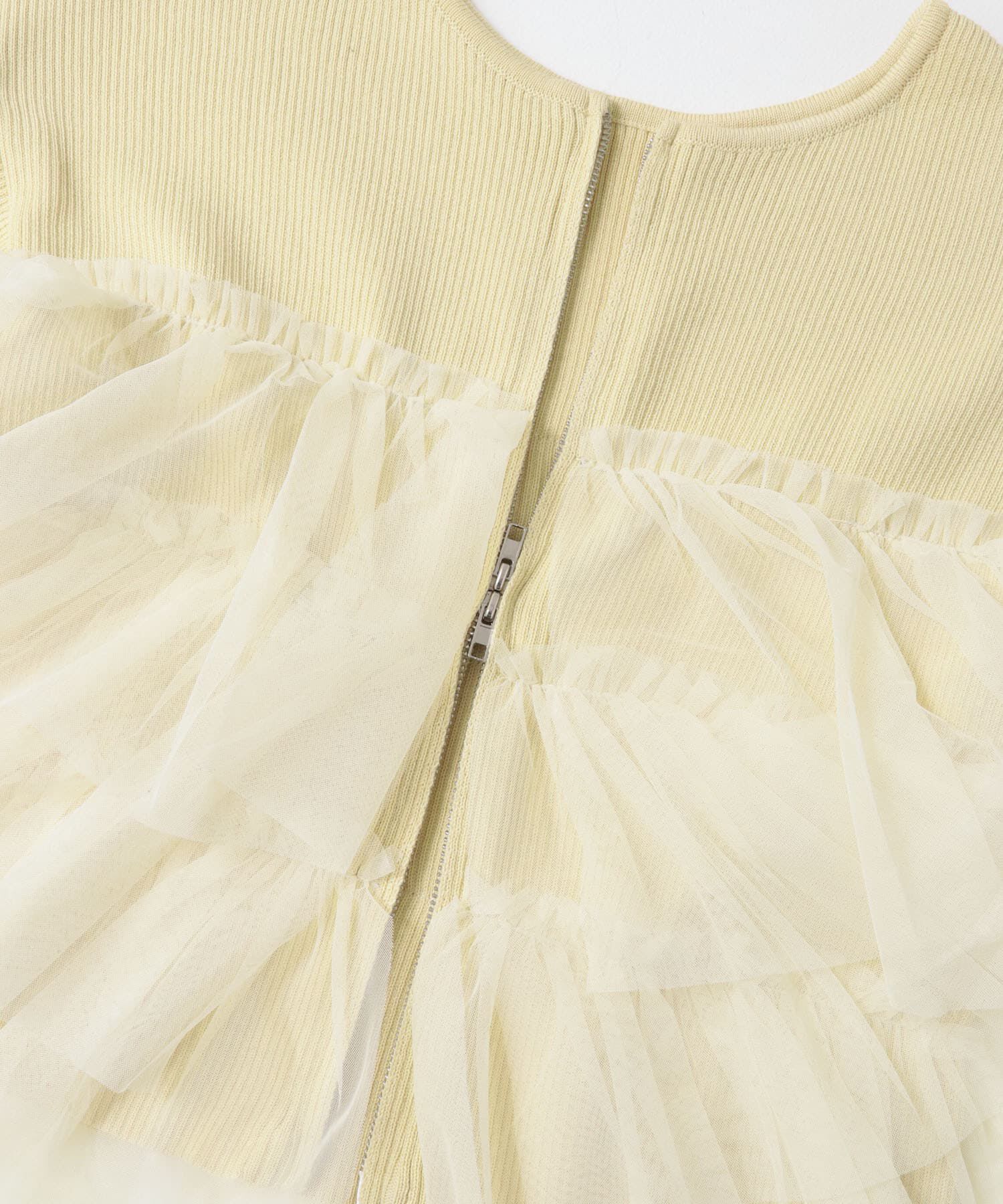 SENSE OF PLACE by URBAN RESEARCH「ダブルジップフリルニットカーディガン」|カーディガン|