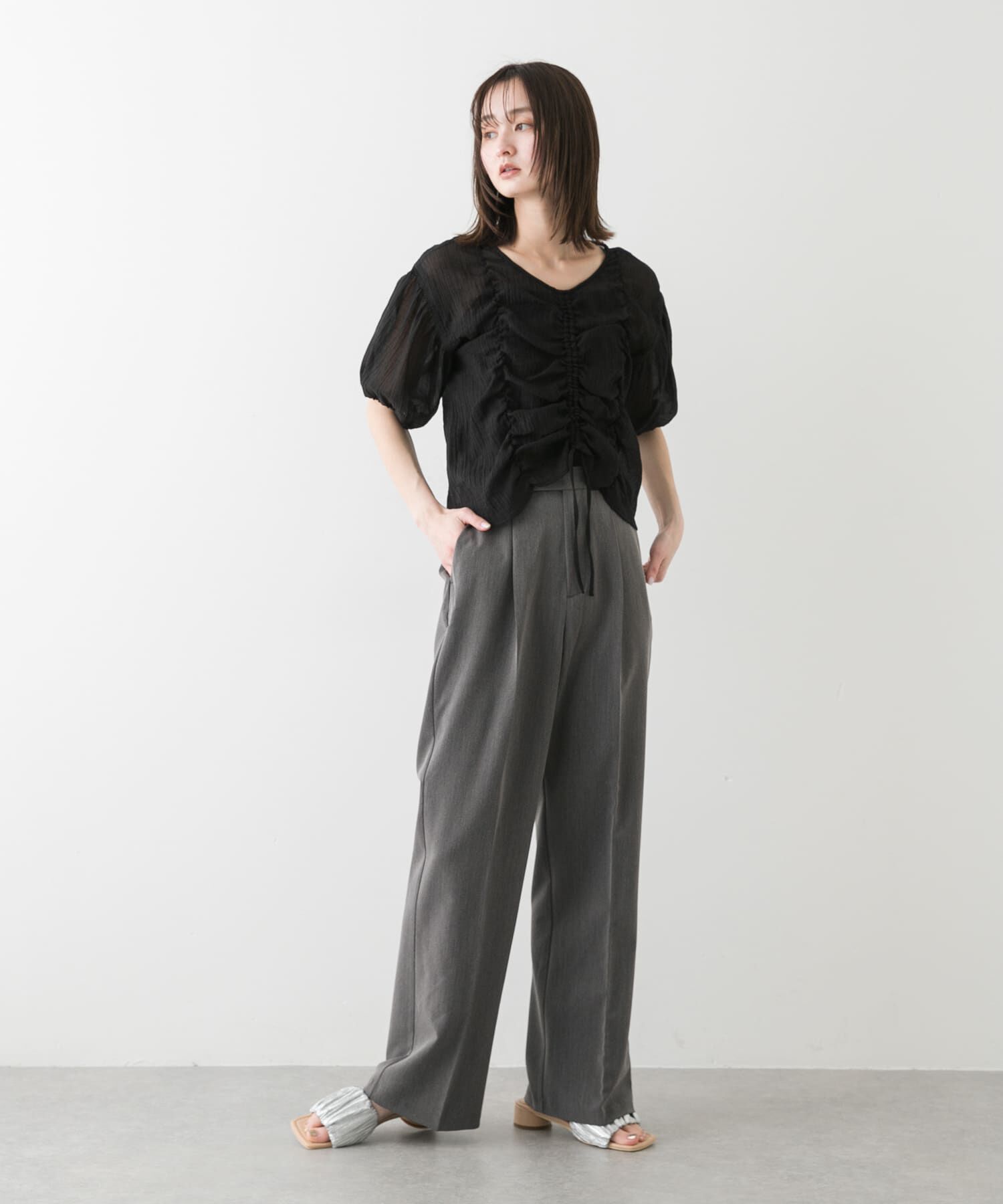 SENSE OF PLACE by URBAN RESEARCH「センタープレスストレートパンツ」|その他|