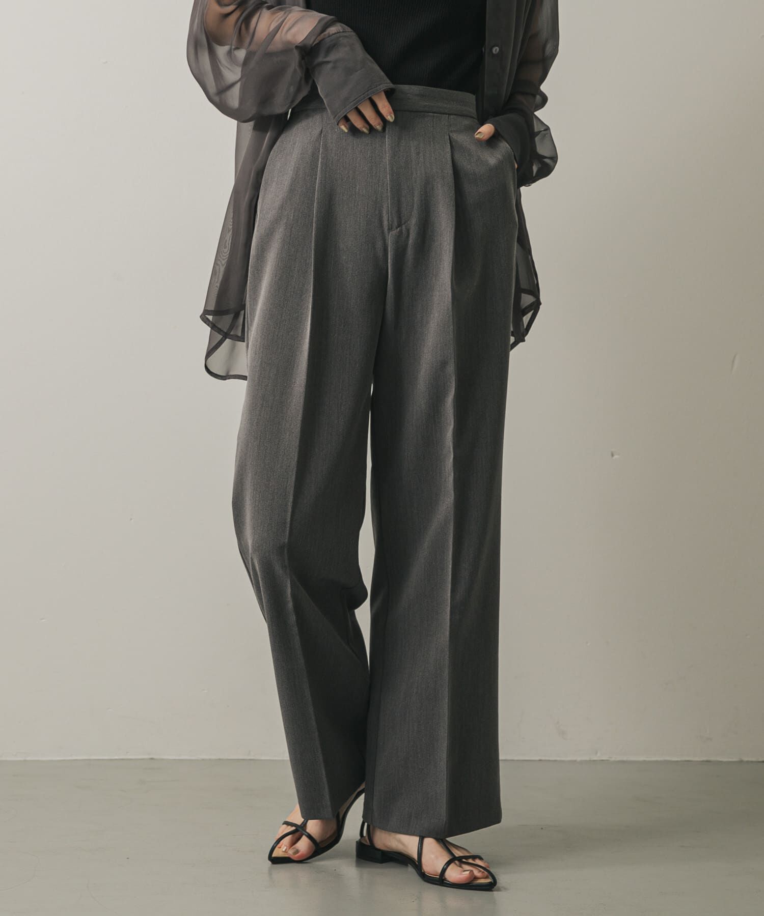 SENSE OF PLACE by URBAN RESEARCH「センタープレスストレートパンツ」|その他|