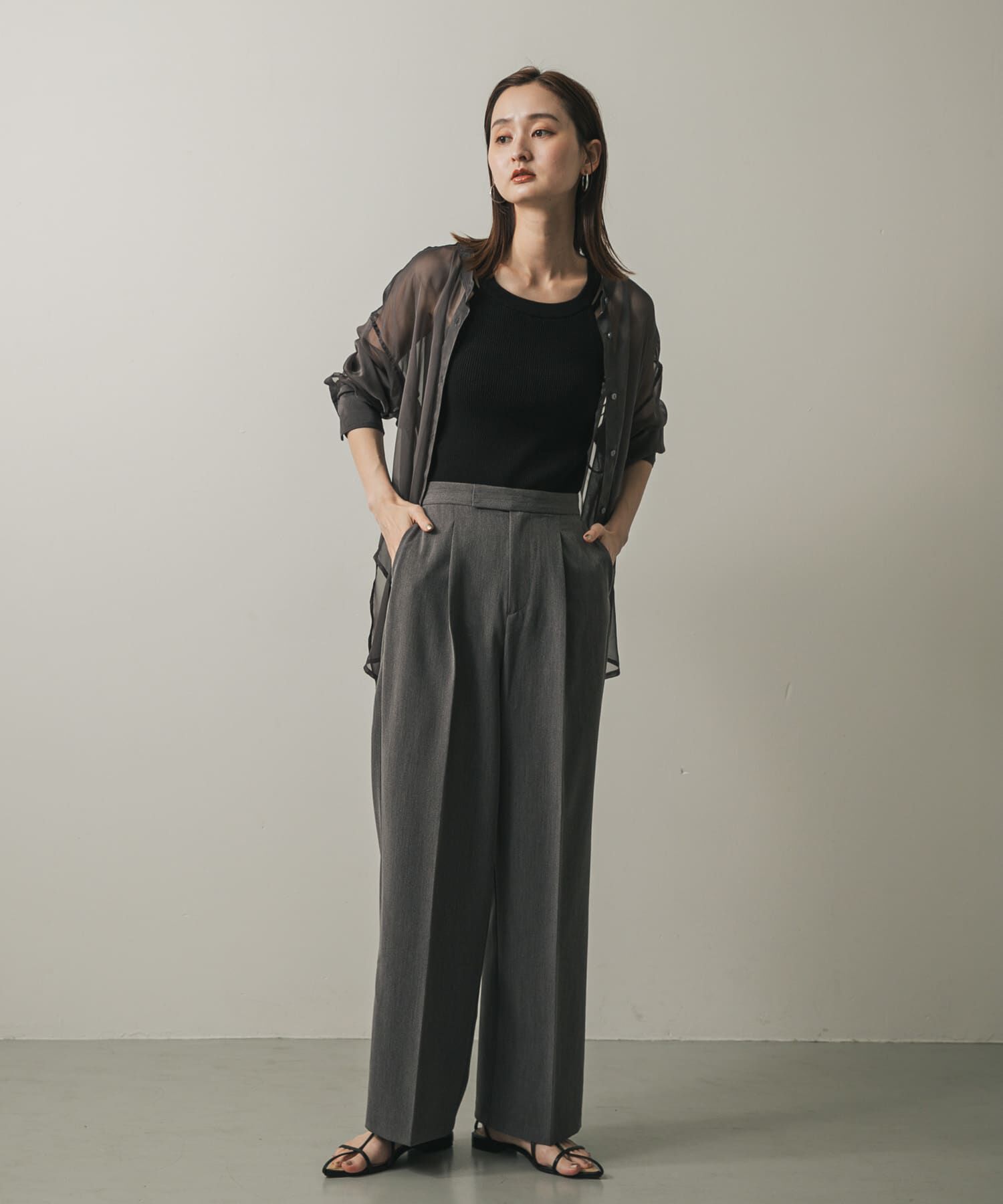 SENSE OF PLACE by URBAN RESEARCH「センタープレスストレートパンツ」|その他|