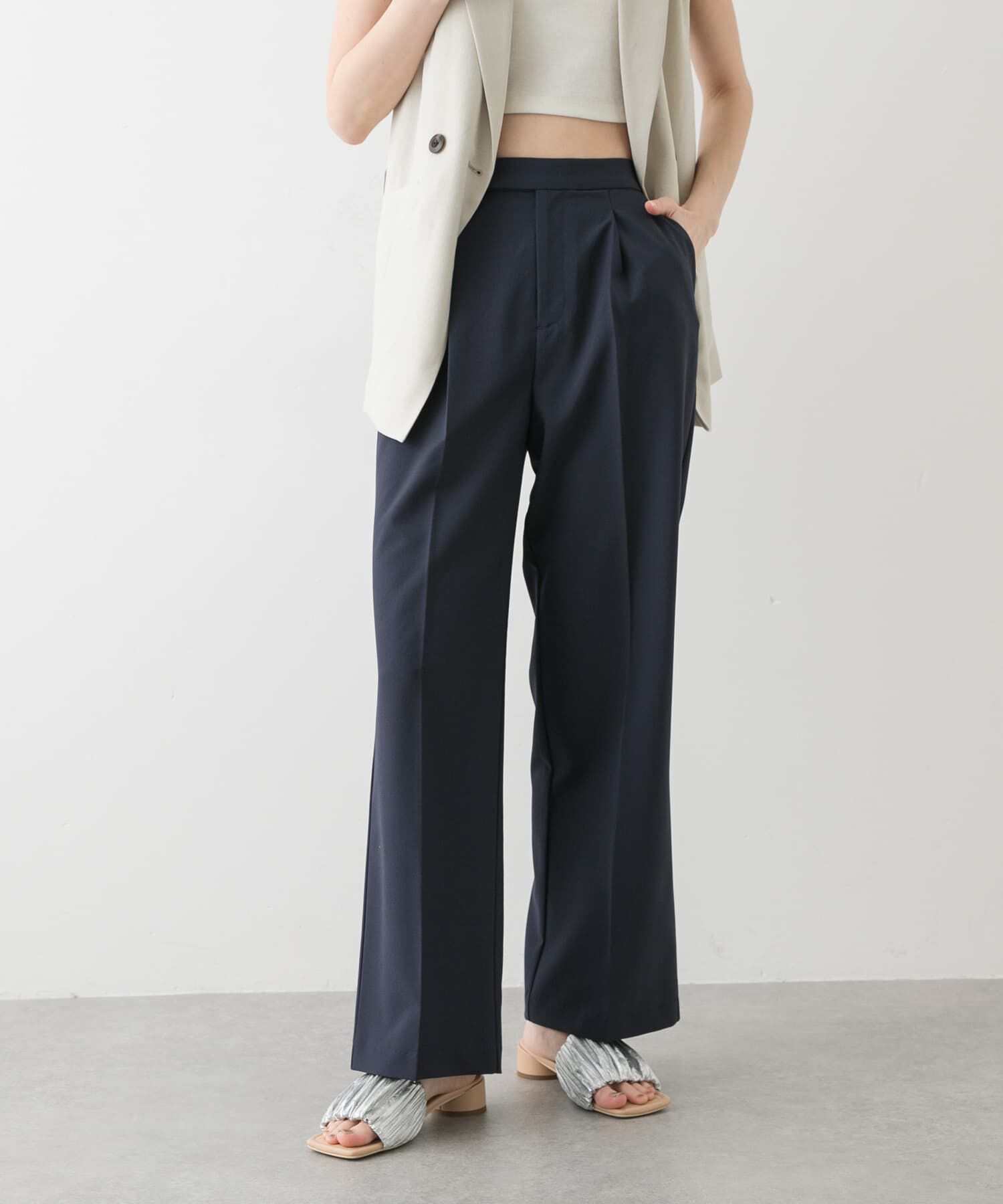 SENSE OF PLACE by URBAN RESEARCH「センタープレスストレートパンツ」|その他|