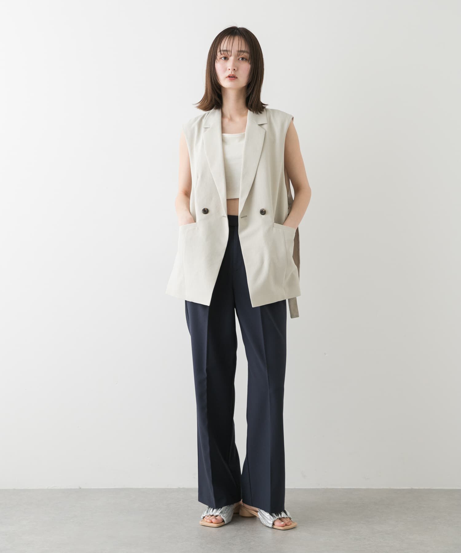 SENSE OF PLACE by URBAN RESEARCH「センタープレスストレートパンツ」|その他|