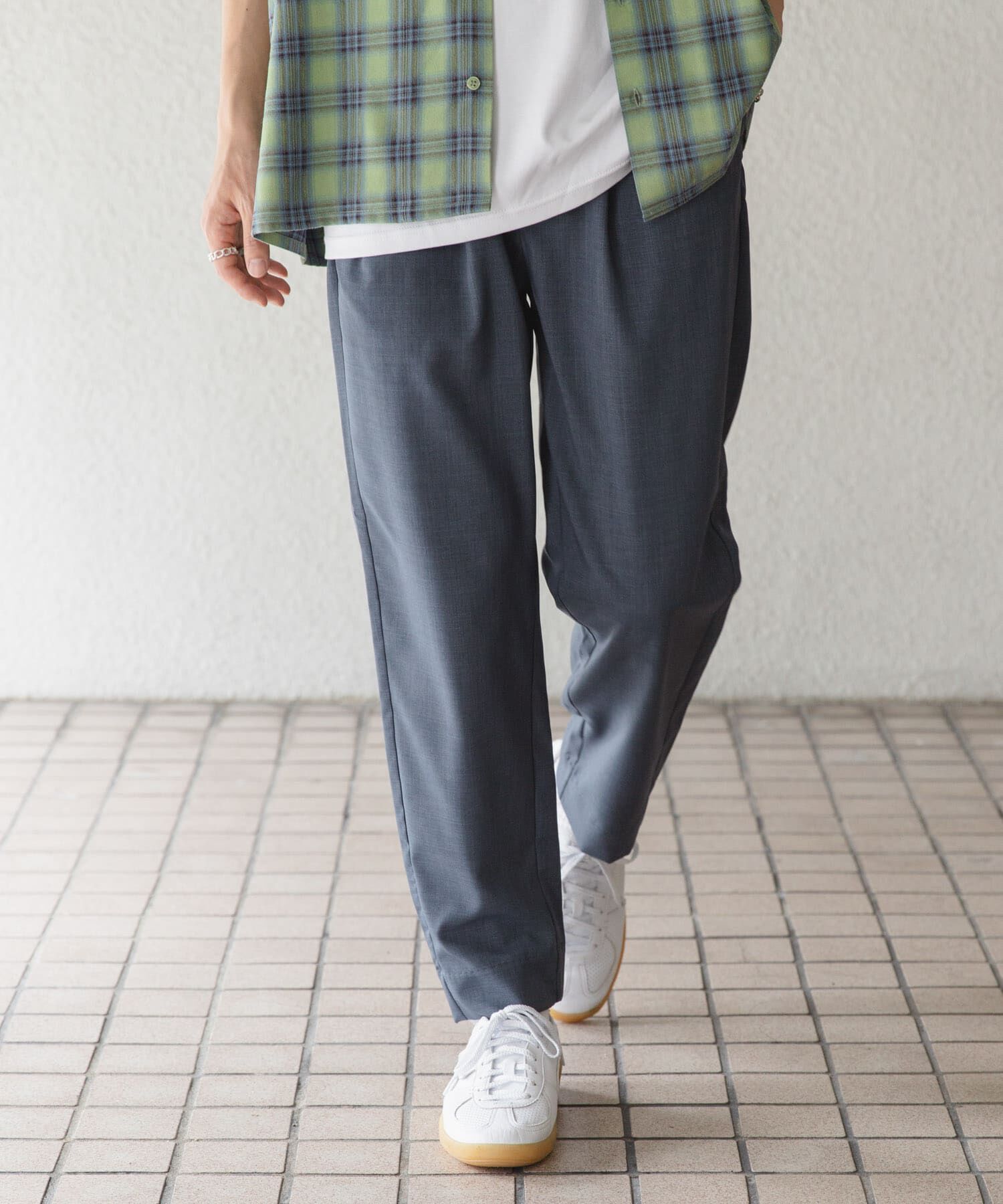 SENSE OF PLACE by URBAN RESEARCH「『速乾』クイックドライタックテーパードパンツ」|その他|ブルー