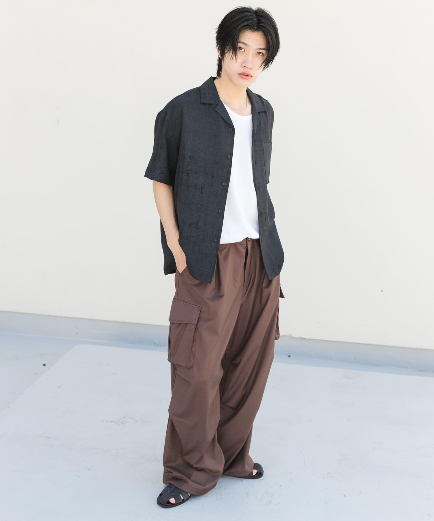 SENSE OF PLACE by URBAN RESEARCH「『ユニセックス』ワイドカーゴパンツ」|その他|