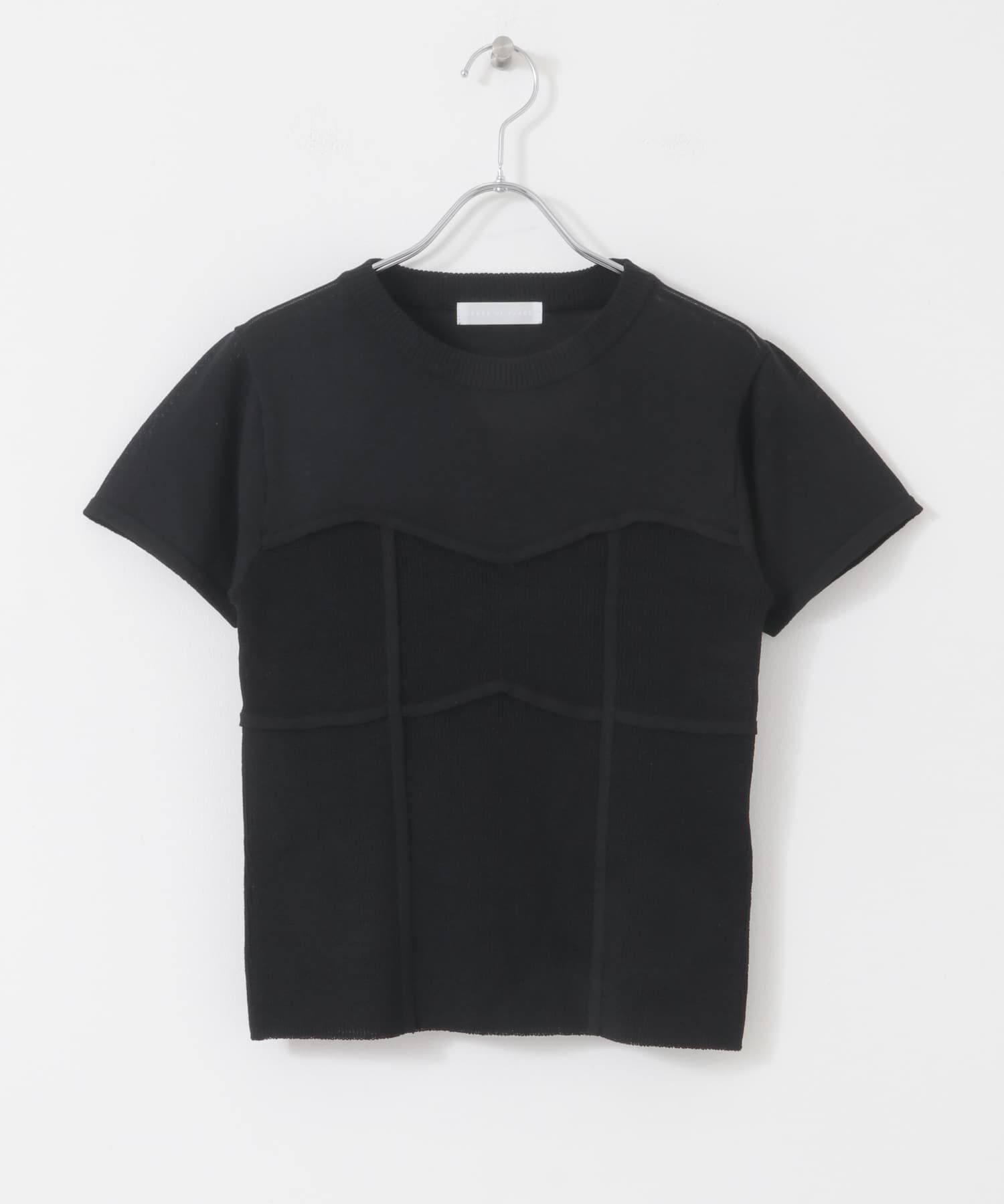 SENSE OF PLACE by URBAN RESEARCH「ビスチェデザインセーター(半袖)」|ニット・セーター|