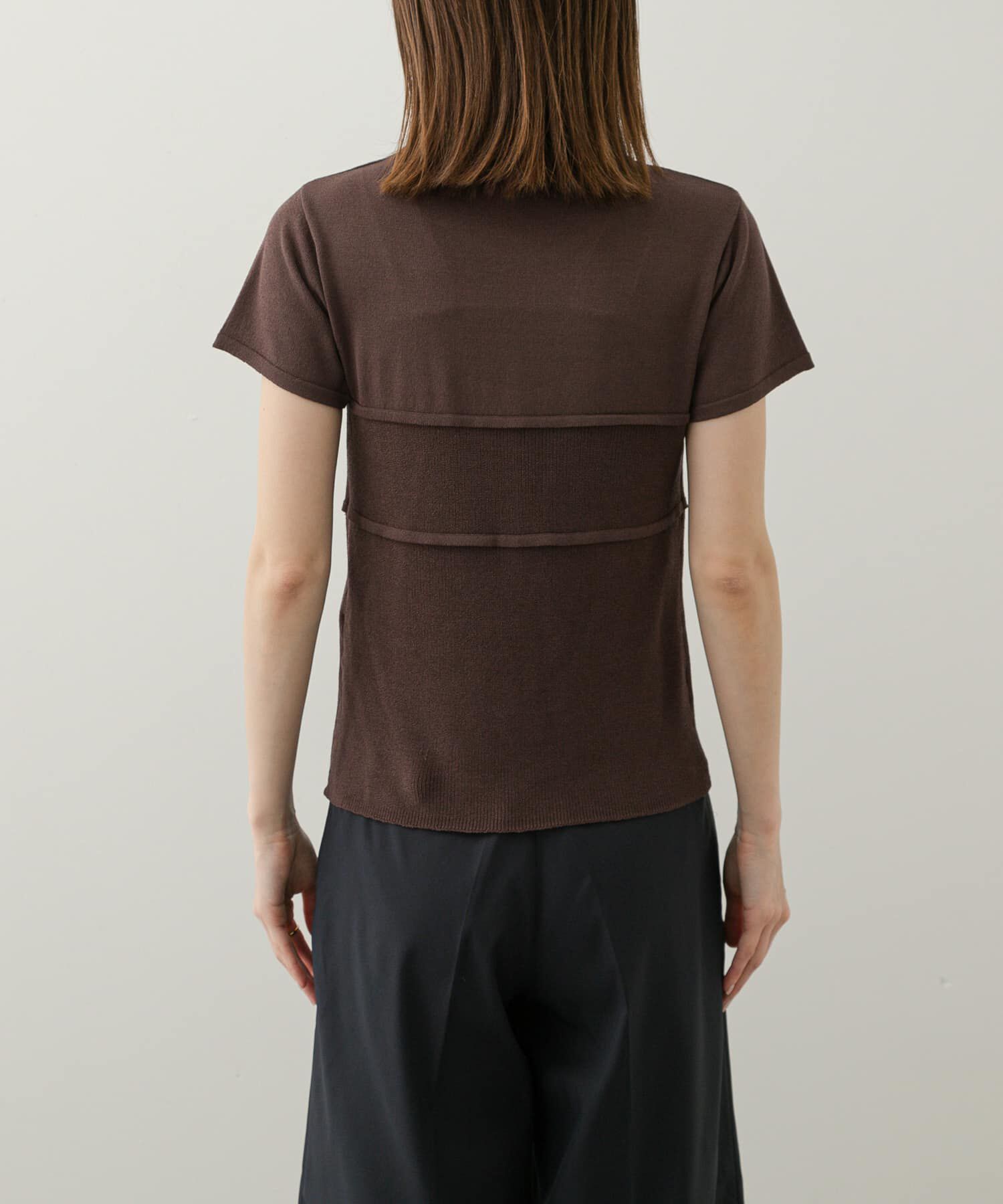 SENSE OF PLACE by URBAN RESEARCH「ビスチェデザインセーター(半袖)」|ニット・セーター|