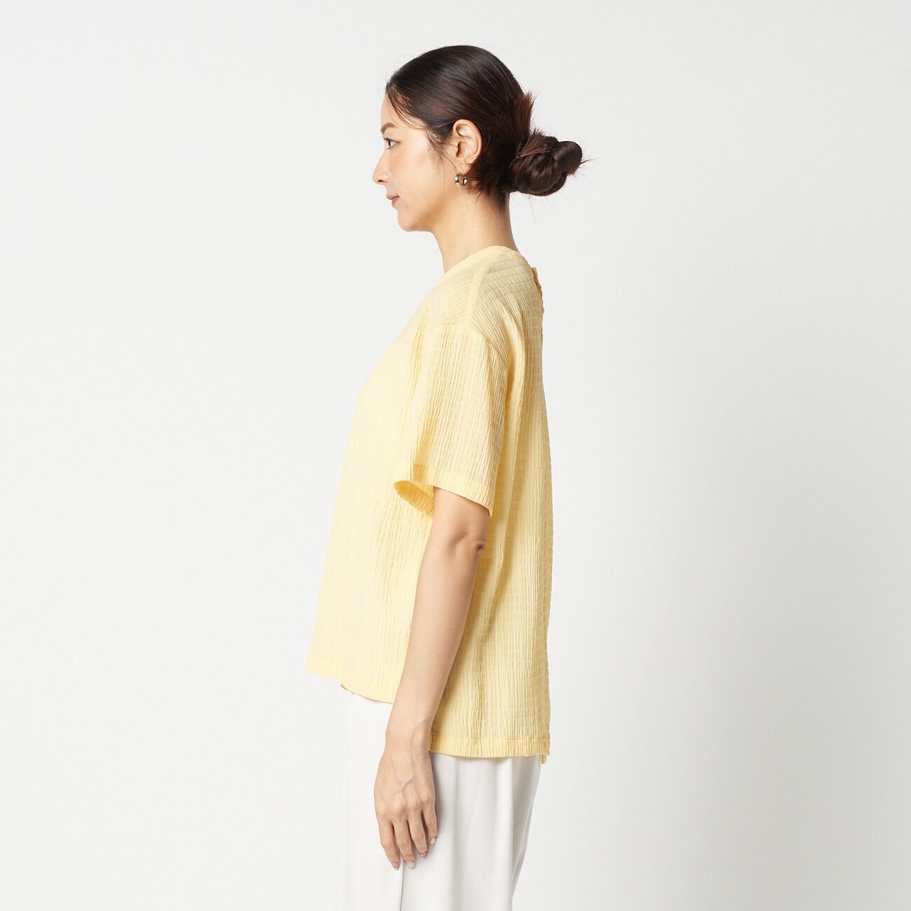 HELIOPOLE「HELIOPOLE SEERSUCKER TEE BLOUSE」|シャツ・ブラウス|