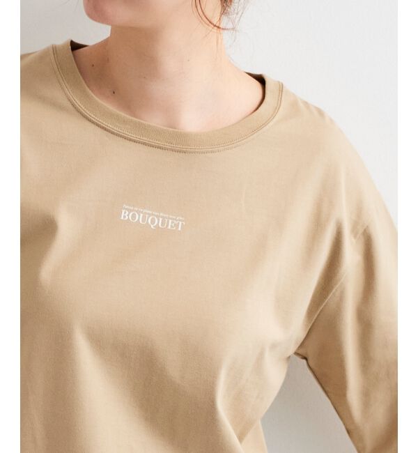  「BOUQUETロゴ7分袖T」|Tシャツ・カットソー|