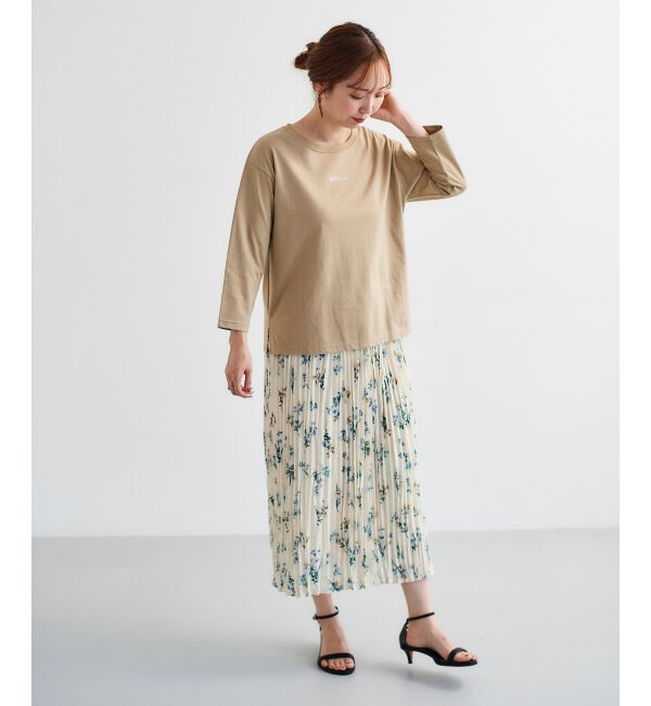  「BOUQUETロゴ7分袖T」|Tシャツ・カットソー|