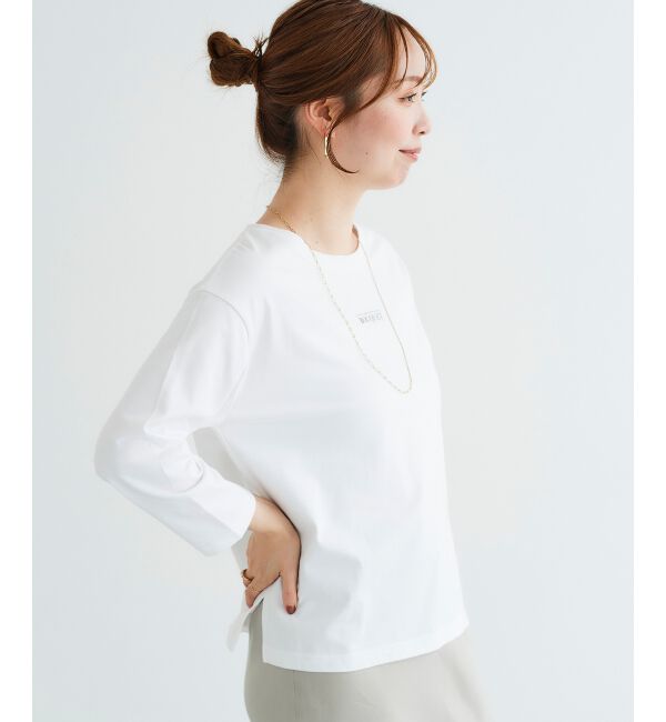  「BOUQUETロゴ7分袖T」|Tシャツ・カットソー|