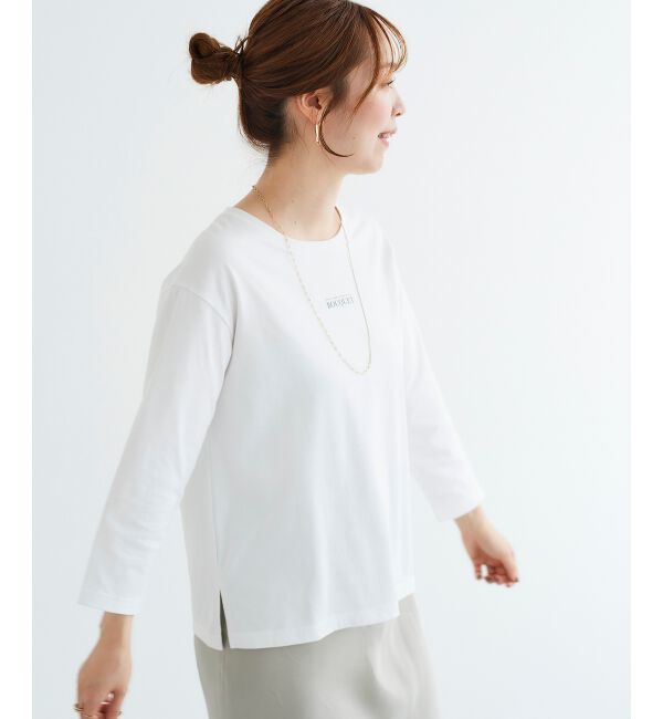  「BOUQUETロゴ7分袖T」|Tシャツ・カットソー|