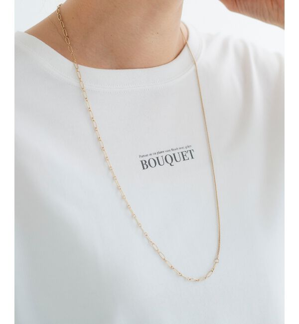  「BOUQUETロゴ7分袖T」|Tシャツ・カットソー|