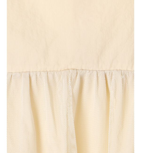 le.coeur blanc「《WEB限定アイテム》チュールティアードキャミワンピース」|ワンピース|