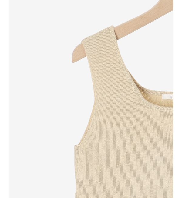 le.coeur blanc「スクエアニットタンク」|ニット・セーター|