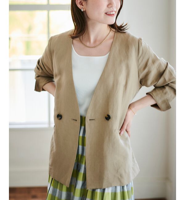 le.coeur blanc「スクエアニットタンク」|ニット・セーター|