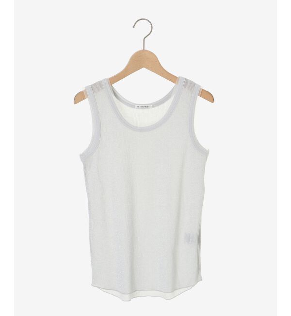 le.coeur blanc「ラメリブタンクトップ」|タンクトップ|