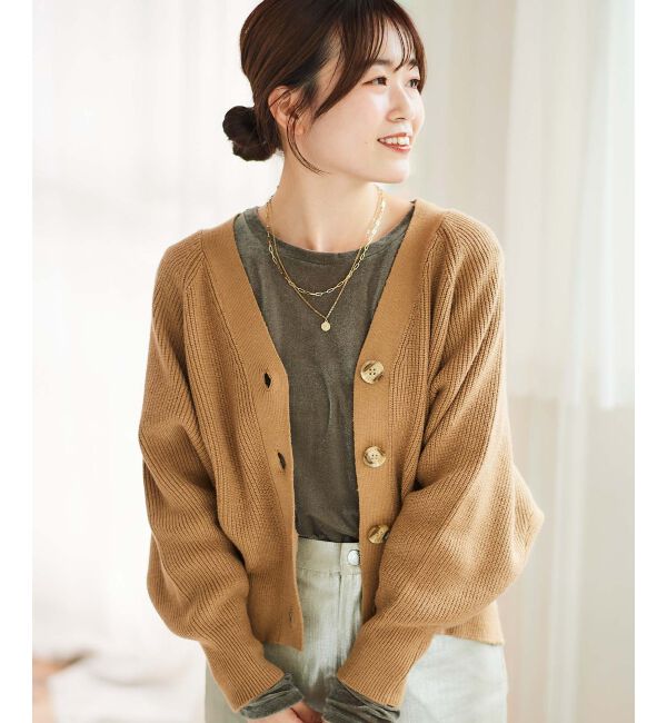 le.coeur blanc「《手洗い可能》ベロアロングスリーブTシャツ」|Tシャツ・カットソー|