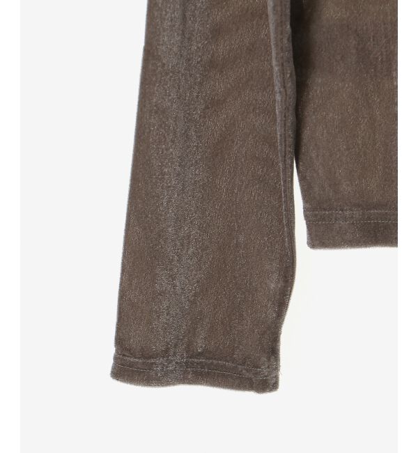 le.coeur blanc「《手洗い可能》ベロアロングスリーブTシャツ」|Tシャツ・カットソー|