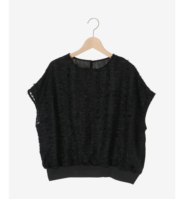  「シアーフリンジフレンチスリーブブラウス」|シャツ・ブラウス|