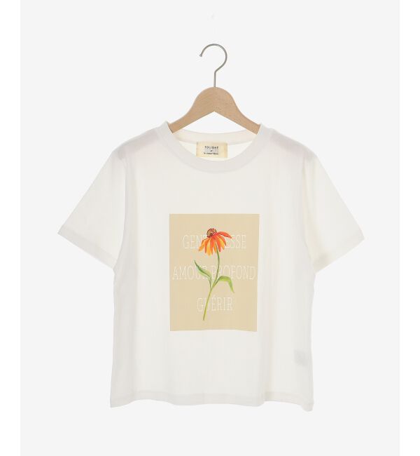 le.coeur blanc「TOLIGHT&times;le.coeur blancロゴプリントTシャツ」|Tシャツ・カットソー|