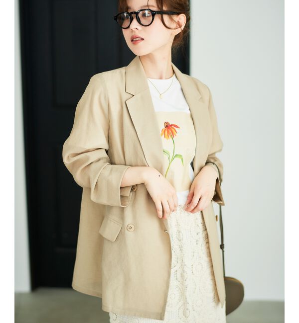 le.coeur blanc「TOLIGHT&times;le.coeur blancロゴプリントTシャツ」|Tシャツ・カットソー|