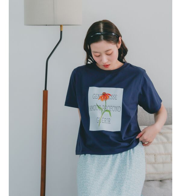 le.coeur blanc「TOLIGHT&times;le.coeur blancロゴプリントTシャツ」|Tシャツ・カットソー|