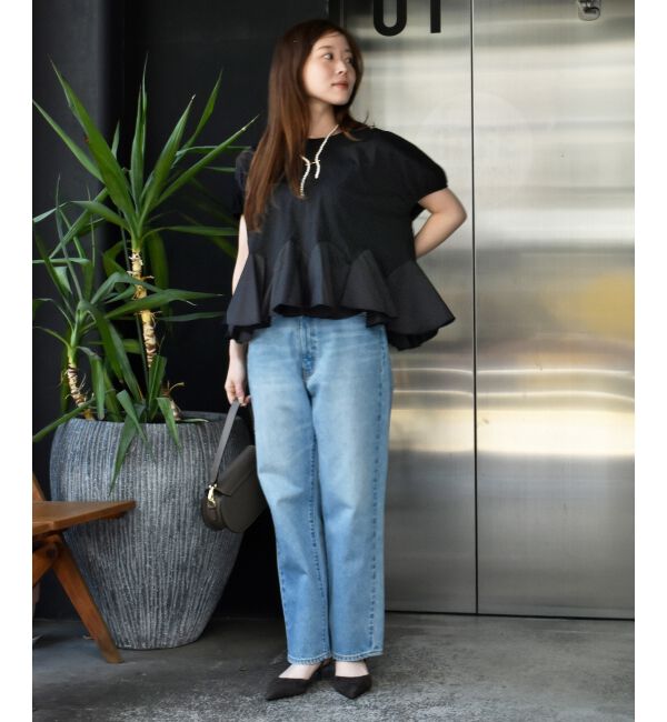  「TORRAZZO DONNA裾フレアートップス」|Tシャツ・カットソー|