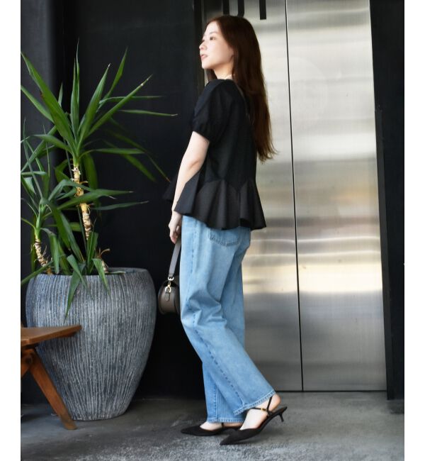  「TORRAZZO DONNA裾フレアートップス」|Tシャツ・カットソー|