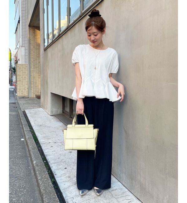  「TORRAZZO DONNA裾フレアートップス」|Tシャツ・カットソー|