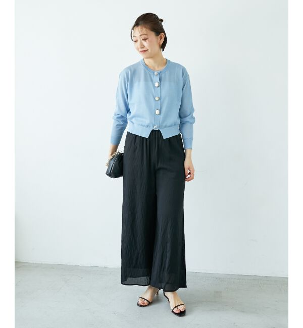  「リネンライクシアーボイルイージーパンツ」|その他|
