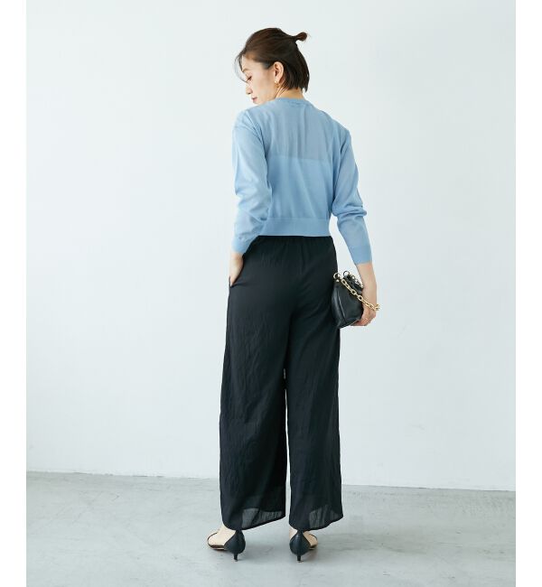  「リネンライクシアーボイルイージーパンツ」|その他|