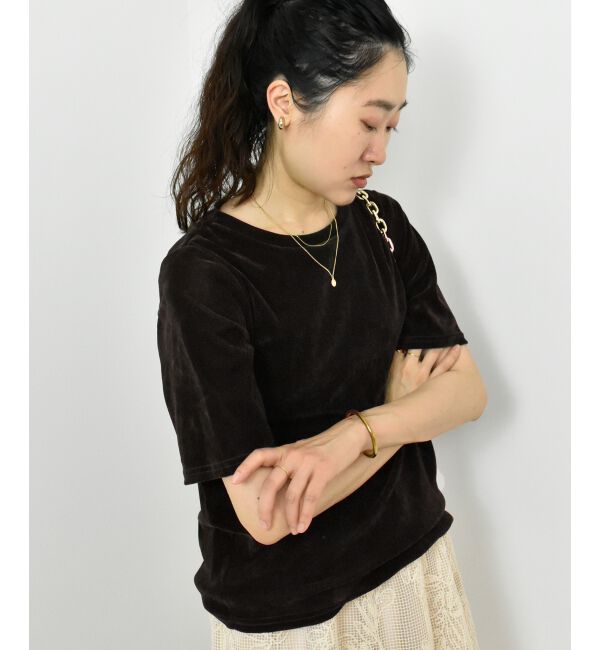  「シアーベロアTシャツ」|Tシャツ・カットソー|