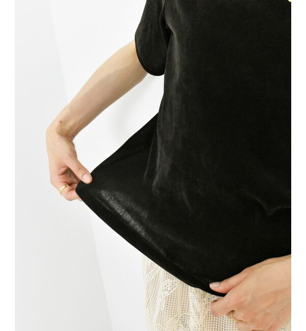  「シアーベロアTシャツ」|Tシャツ・カットソー|